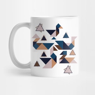 Geometrical Swan Mug